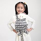 Sigzagor Baby Doll Carrier Mei Tai Sling Toy For Kids Children Toddler Front Back,Mini Carrier,Owl,D