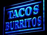 Tacos Burritos Supply Adv LEDサインNight Light j085-b ( C )