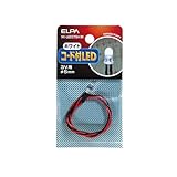 ELPA コード付LED 3V用 φ5mm ホワイト HK-LEDCT5H(W)