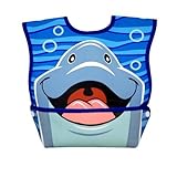 Dex Baby Dura Bib Big Mouth (Dolphin) by Dex Baby (English Manual)