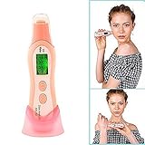 PowerLead ケアデジタルアナライザーモニタースキンモイスチャーオイル皮膚検査テスターペンホーム、旅行、美容院のLCDディスプレイ付き (TT-8845)