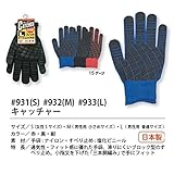 福徳産業【20双セット販売】#931 S 紺 キャッチャー 手袋　女性Sサイズ