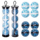 Eco-Fusedスニーカー、ロッカー、ジムバッグ用脱臭ボール - 8パック - 汗臭を中和 - 家、オフィス、車にも最適 - イージーツイストロック/オープンメカニズム (オーシャンフレッシュ＆フレッシュリネン - 8枚パック)