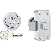 Amazon | MIWA(美和ロック)面付本締錠JN-NDZ-1本体セット (扉厚