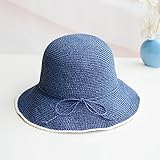 Hatrita-J 夏のLalaの麦わら帽子の麦わら帽子の晒の手芸の日除けの日除けの日除けはパラソル漁夫漁夫漁夫漁夫,a