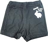 オーバーパンツ 黒 うさぎ柄 1分丈(120cm)　通園 通学 ブルマ 女の子　入園　入学　幼稚園　保育園　小学校