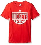 NBA Youth 8 – 20 Houston Rockets Balled Out Short Sleeve Tee、M ( 10 – 12 )、レッド