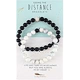 Lucky Feather Long Distance Relationships Couples Bracelets - A Reminder of Love and Strength During Time and Distance Apart 