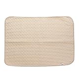 【poponi】オムツ替えシート50cm×70cm 2枚組 オーガニックコットン100％ 防水加工 通気性抜群 ベビーベット寝具