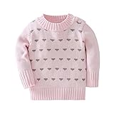 Mycu ベビー服 子供服 男の子 女の子 セーター 防寒 春秋 暖かい 長袖 ファッション 子供 トップス 上着 丸襟 綿