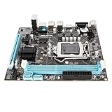 ASHATA H61 LGA 1155 マザーボード ゲーミングマザーボード、H61 6 USB2.0 DDR3 M.2 NVMe NGFF 100Mbps LAN Micro ATX マザーボード LGA1155 ソケット I3 I5 I7 用, ASHATA0TAQOXDUZC