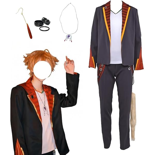 Amazon.co.jp: LUCKYCOS ふしみがく 伏見ガク コスプレ衣装 尻尾付き