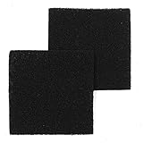 Beho-2Pcsスクエア活性炭フィルターフォームスポンジ空気含浸シート13cmx13cm