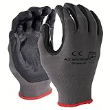 Azusa Safety N10520 Safety Gloves, Nylon, Small, Gray (Pack of 120 Pairs) by Azusa Safety