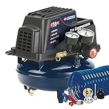Campbell Hausfeld FP2028 1-Gallon Oil-Free Pancake Air Compressor with Accessory Kit [並行輸入品]