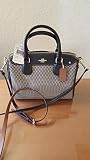 Coachカバン Mini Bennett Satchel Exploded Reps Jacquard Milk & Black [並行輸入品]