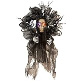 Scary Skeleton Lighted Wreath