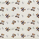 綿100%パイル地 プリント柄 おむつ替え ベビー用おでかけ防水シーツ 60×75cm ベア