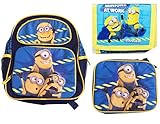 Despicable Me Minions School Backpack with Matching Lunch Bag and Trifold Wallet Set [並行輸入品]