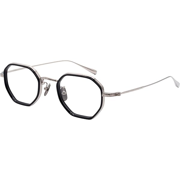 Amazon | [越前國甚六作] 丸メガネ 丸眼鏡 メンズ ブランド 鯖江 日本