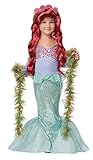 High Quality Little Mermaid Toddler Costume & Seaweed Boa Bundle Costume, Green