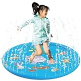 Allseasons スプラッシュ プレイマット 100cm / 噴水プール 噴水マット 水遊び 屋外 散水 コンパクト 家庭用 プール スプリンクラー おもちゃ 水しぶき アウトドア