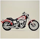 CT _ 4490タイルPicturingハーレーダビッドソン& # 174 ; Motorcycle 12-Inch-Ceramic ct_4490_4