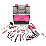 Apollo Precision Tools DT7102P Household Tool Kit with Tool Box, Pink, 170-Piece by American Fulfill