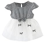 ベビーガールのドレスの6ヵ月-3歳フラワーウェディングプリンセス蝶結びのパーティードレス