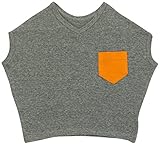 アンナニコラ VネックドルマンTシャツ 100cm グレー AN-184T F32 日本製