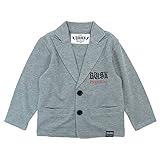 RUSK(ラスク) ミニ裏毛プレミアムテーラードジャケット 110cm/杢GRAY NO.P-3511-12