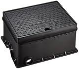 SANEI 【屋内外の散水栓用ボックス】床面用 ブラック R81-8-D