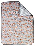 sahalerベビーベッド掛け布団Elephantベビーベッド寝具キルトToddleコットン掛け布団 オレンジ