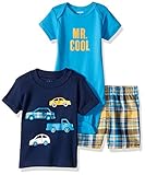 (カーターズ)Carter's 紺 車 上下3点セット (6months(61-67cm))