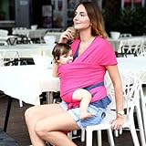 赤ちゃん抱っこひも_ベビーキャリアスリング新生児用ソフト幼児ラップ通気性ラップ_Rode Red_size:5m x 0.5m