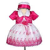 Lito Angelsベビー女の子刺繍ガールズドレスW /ボレロウェディングページェントパーティ US サイズ: 18-24 Months カラー: ホワイト