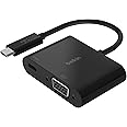 Belkin USB-C to VGA + USB-C 60W PD 対応変換アダプタ iPhone 15 / iPad/iPad Pro/iPad mini/MacBook/MacBook Pro/MacBook Air/Windows/Surfa