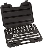 ATD Tools ATD-1360 24 Pc. 0.5 In. Drive 6-Point Sae, Metric Socket Set
