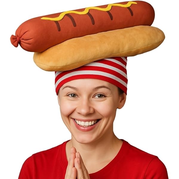 Fun World Photoreal Hot Dog Costume For Kids - Sleeveless Pullover Tunic | One Size Fits Most Children