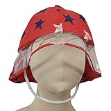 【オールシーズン】 POSTAR(ポスター) 星柄レインハット 56cm /RED NO.P-6611-17