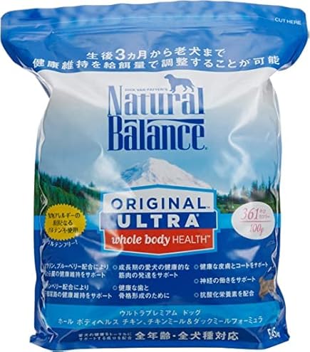 ナチュラルバランス ポテト＆ダック ドッグフード 12ポンド（5.45kg 