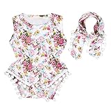 Gotd 新生児 幼児 ベビー女の子用 ロンパース ジャンプスーツ ボディスーツ 服装 服 18 Months ピンク