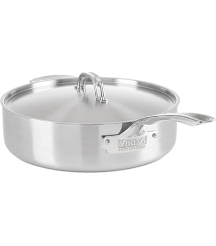 Amazon | バイキング 専門 5 層 鍋 、 3 クォート、 シルバー します