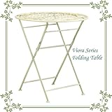 【メーカー直送】viora ガーデンフォールディングテーブル 商品コード：92429 不二貿易