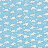 綿100%パイル地 プリント柄 おむつ替え ベビー用おでかけ防水シーツ 60×75cm 海洋