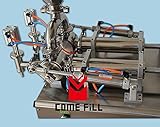 10-300ml dual heads paste liquid cream filling machine [並行輸入品]