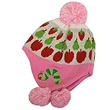 はらぺこあおむし ニットキャップ 帽子 男児 女児 ERIC CARLE NHKアニメ 絵本 　 fk979646~48cmピンク