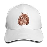 大人 キャップアンマスク スカル ネコ プリント 男女兼用 ウトドア キャップ クール 紫外線対策 日よけ 小顔効果 ホワイト