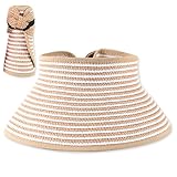 子供サン バイザー 紫外線 対策 UVカット 日よけ 日焼け止め サンバイザー 幼児の帽子 キッズ 帽子 女の子 男の子 男女児 3カラー(4〜10歳)【海外直送品】 (Beige)