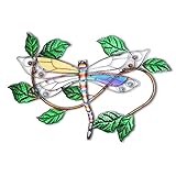 A Ting Glass & Metal Wall Decor, Dragonfly